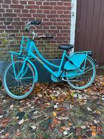 Popal stoere blauwe meisjesfiets, Fietsen en Brommers, Fietsen | Meisjes, Ophalen, Gebruikt, 24 inch