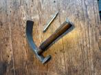 Kuipersdissel met originele steel, Antiek en Kunst, Antiek | Gereedschap en Instrumenten, Ophalen of Verzenden
