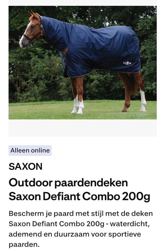 Paardendekens te koop, Dieren en Toebehoren, Paarden en Pony's | Dekens en Dekjes, Zo goed als nieuw, Deken, Ophalen of Verzenden