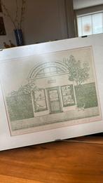 Vintage 1981 gesigneerde ets poppendokter, Ophalen of Verzenden