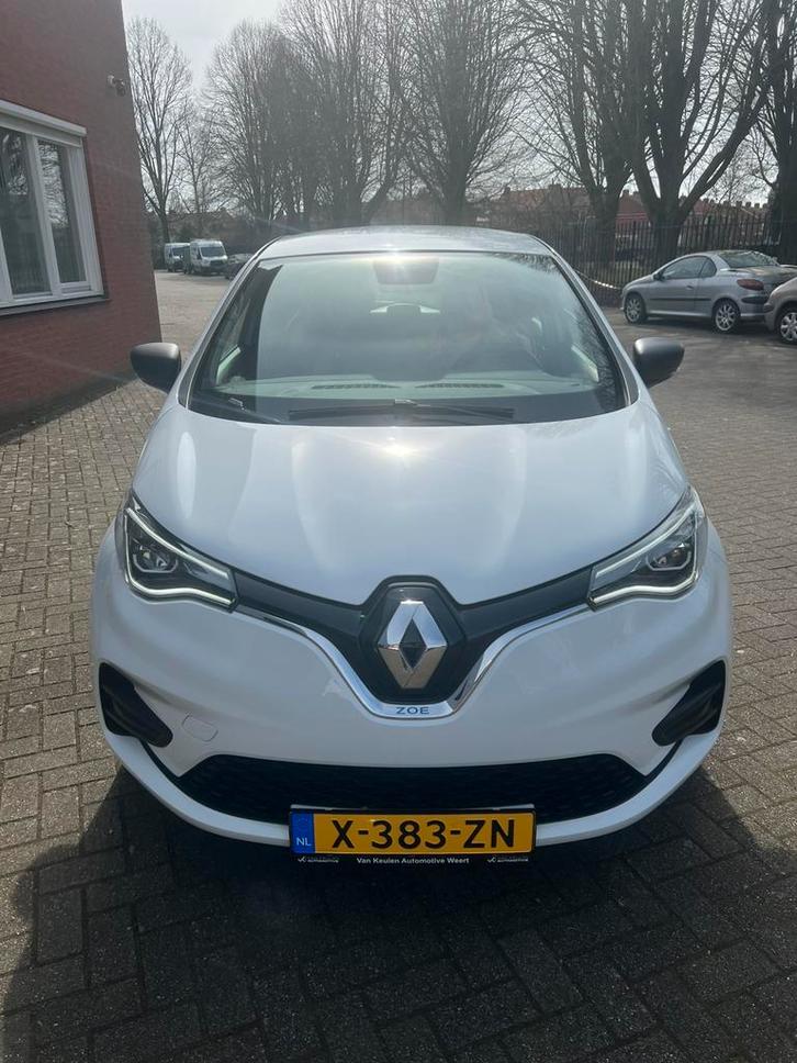 Renault ZOE R110 100pk (batterijhuur) 2021 Wit, Auto's, Renault, Particulier, Elektrisch, Hatchback, Automaat, Geïmporteerd, Wit