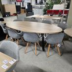 VEPA Felt kantoorstoelen / wachtkamerstoelen PET flessen, Ophalen, Gebruikt, Grijs, Vijf, Zes of meer stoelen