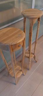 Teakhouten teak planten tafel tafeltje hout, Ophalen, Zo goed als nieuw