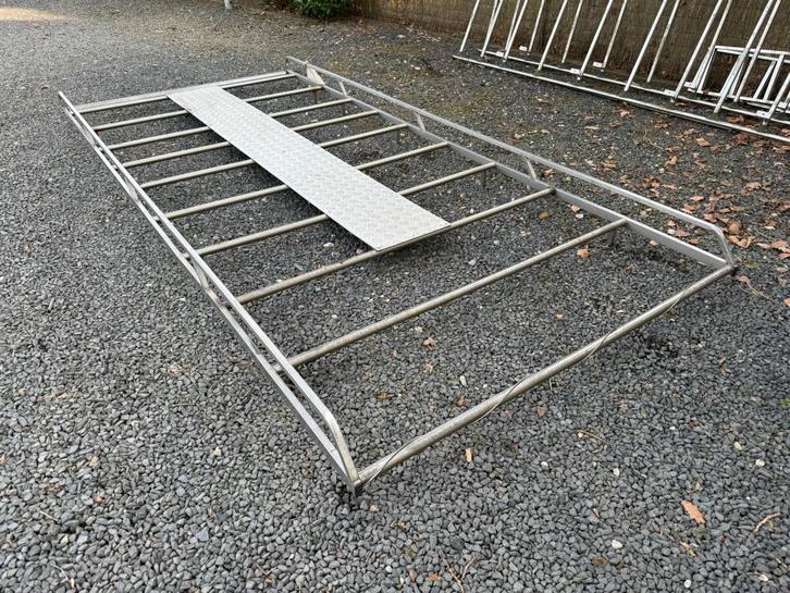 Ugefa RVS imperiaal + ladder Mercedes Sprinter L2H1, Auto diversen, Dakdragers, Gebruikt, Ophalen