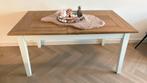 Oud grenen eettafel uitschuifbaar, Huis en Inrichting, Tafels | Eettafels, Ophalen, Gebruikt, 50 tot 100 cm, Vijf personen of meer