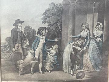 1790 - The return from school / Engels Klassiek beschikbaar voor biedingen