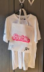 Barbie T-shirt met tas. Pathé logo Merk Keya 2XL, Keya Europe, Wit, Maat 46/48 (XL) of groter, Nieuw