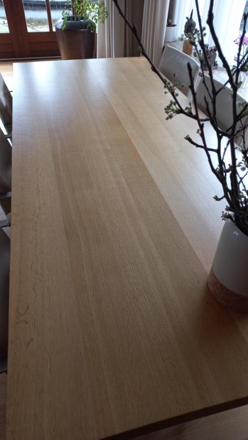 Eiken tafel zonder noesten foutloos A-kwaliteit op maat., Doe-het-zelf en Verbouw, Hout en Planken, Nieuw, Eiken, Ophalen
