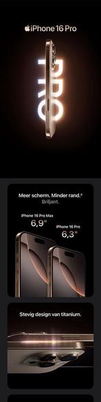 GEZOCHT IPHONE 16 PRO 1B GEZOCHT!, Telecommunicatie, Mobiele telefoons | Apple iPhone, Ophalen of Verzenden