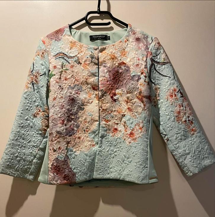 Opvallende Rinascimento blazer NL 34, Kleding | Dames, Jasjes, Kostuums en Pakken, Zo goed als nieuw, Jasje, Maat 34 (XS) of kleiner