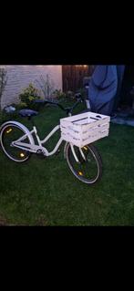 Witte beach cruiser Btwin, Fietsen en Brommers, Fietsen | Cruisers en Lowriders, Ophalen of Verzenden, Zo goed als nieuw, Staal