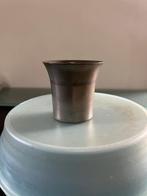 Antieke Tinnen Beker - Meeuws & Zoon Den Haag, Ophalen of Verzenden