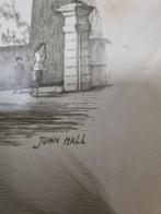 -	Tekening the manor huose, Huis en Inrichting, Ophalen of Verzenden