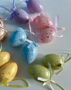 Paashangers paastak groot pastelkleuren 12 stuks plastic, Ophalen of Verzenden, Nieuw