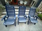 Tuinstoelen - Set van 3, Tuin en Terras, Tuinstoelen, Ophalen, Zo goed als nieuw, Kunststof, Inklapbaar