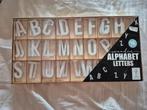 Witte houten letters, Ophalen of Verzenden, Zo goed als nieuw, Materiaal