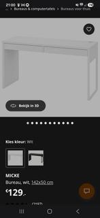Micke IKEA Bureau - Zeer Nette Staat!, Huis en Inrichting, Bureaus, Ophalen, Zo goed als nieuw, Bureau