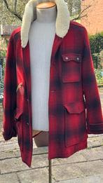 Woolwich coat als nieuw XL, Kleding | Heren, Jassen | Winter, Ophalen, Zo goed als nieuw, Maat 56/58 (XL), Zwart