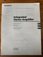 Sony TA-FA7ES Handleiding origineel, Audio, Tv en Foto, Versterkers en Receivers, Ophalen of Verzenden, Zo goed als nieuw, Stereo