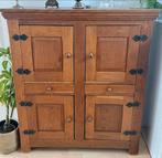 Massief eiken servieskast / broodkast, Huis en Inrichting, Kasten | Buffetkasten, Ophalen, Zo goed als nieuw, 25 tot 50 cm, 100 tot 150 cm