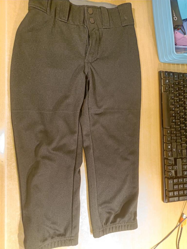 Zwarte Mizuno Softball Broek - XS knie, Ophalen of Verzenden, Gebruikt, Kleding