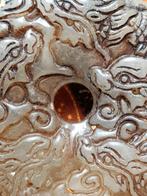 Mooi antiek Oosters amulet van jade met draken 5 cm., Antiek en Kunst, Ophalen of Verzenden