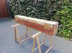 Eiken balk 159x24x19cm, Ophalen, Gebruikt, Eiken, 50 mm of meer