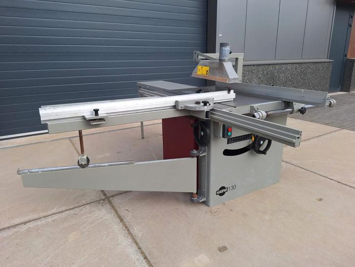 Harwi 130 met roltafel  schulpzaag cirkelzaag, Doe-het-zelf en Verbouw, Gereedschap | Zaagmachines, Zo goed als nieuw, Cirkelzaag