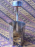 Mooie oude silverplate flessendrager uit Engeland 17,5 cm., Ophalen of Verzenden