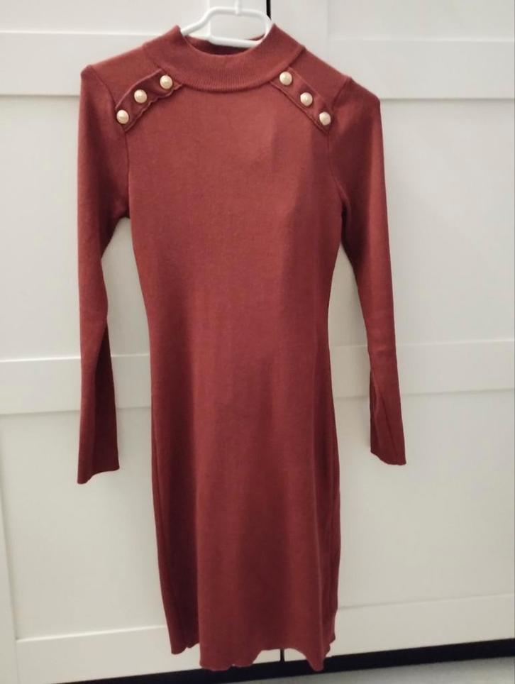 Terra jurk Kaylla maat 36/S, Kleding | Dames, Jurken, Zo goed als nieuw, Maat 36 (S), Overige kleuren, Boven de knie, Ophalen of Verzenden