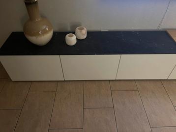 Ikea Besta 2 bovenbladen Marmer look