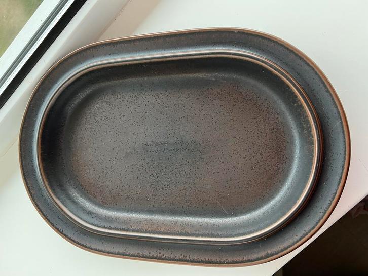 Vintage Arabia Ruska Grote Schaal Ulla Procopé  70’s, Huis en Inrichting, Keuken | Servies, Zo goed als nieuw, Schaal of Schalen