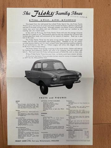 Frisky Family Three - originele folderposter - Michelotti beschikbaar voor biedingen