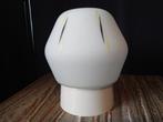 Vintage opaline plafondlamp met decoratie., Huis en Inrichting, Lampen | Plafondlampen, Ophalen of Verzenden, Gebruikt, Glas