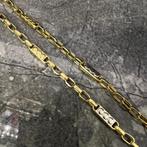 Prachtige 14 kt gouden monte carlo ketting, Sieraden, Tassen en Uiterlijk, Kettingen, Ophalen of Verzenden, Nieuw, Goud