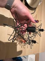 Draad kandelaars kerst ster zwart en rose, Diversen, Ophalen of Verzenden, Zo goed als nieuw