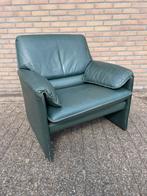 Leolux Bora Bora groen leer design fauteuil / stoel, Ophalen, Zo goed als nieuw, Leer