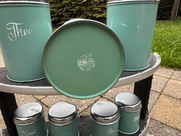 Brabantia Blikken Set - Vintage Keukenopslag beschikbaar voor biedingen