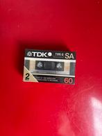 TDK SA 60 Type II (2 pack) - Nieuw in Verpakking!, 2 t/m 25 bandjes, Overige genres, Ophalen of Verzenden, Origineel
