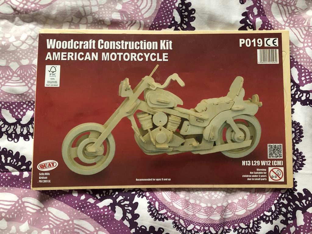 Houten Motor Bouwpakket - Nieuw, Overige merken, Nieuw, Ophalen of Verzenden, Groter dan 1:32