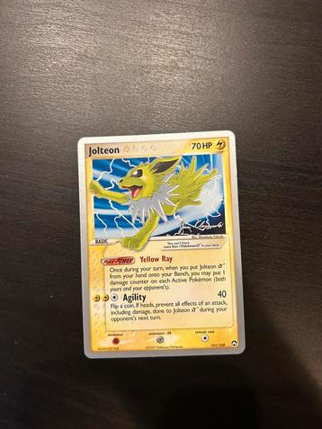 Pokemon - Jolteon goldstar WC beschikbaar voor biedingen