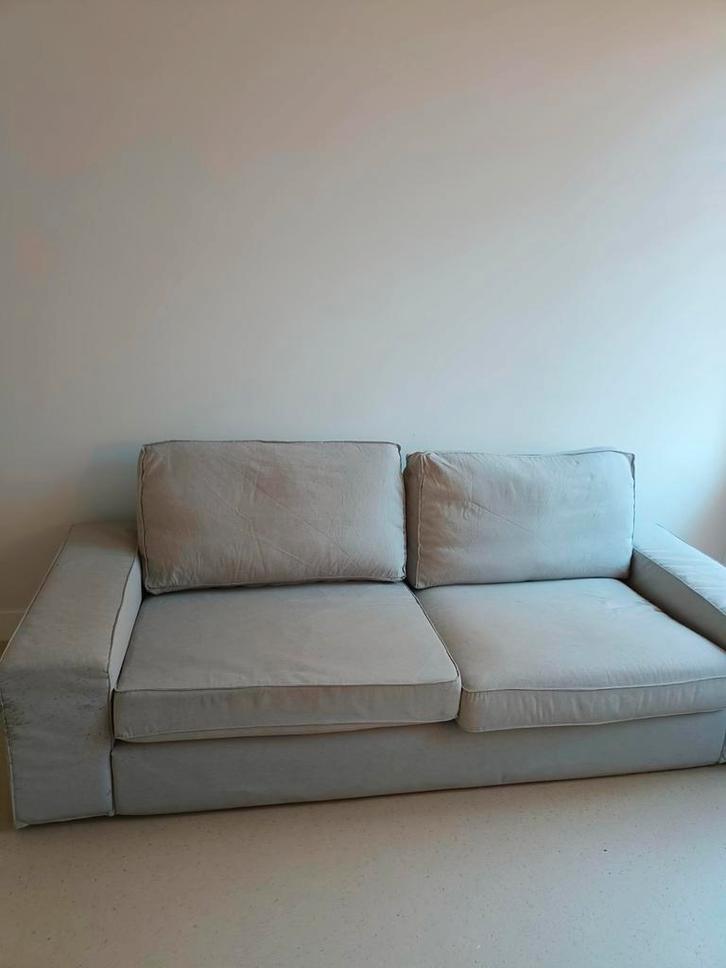 Ikea Kivik bank licht grijs, Huis en Inrichting, Slaapkamer | Slaapbanken, Tweepersoons, Ophalen