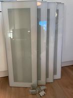 4x Nieuwe Ikea Jutis Glazen Deurtjes 29,5x80cm, Huis en Inrichting, Keuken | Keukenelementen, Minder dan 50 cm, Wit, Nieuw, Ophalen of Verzenden