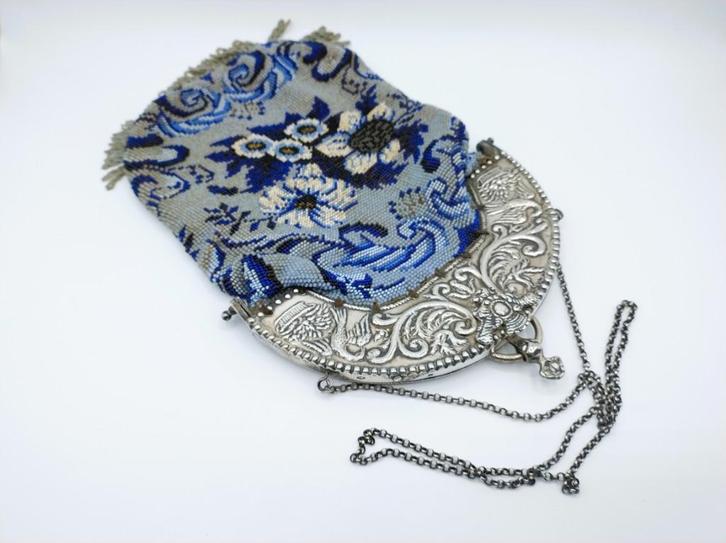 Zilveren beugeltas, B. Ples, Kampen, 1877, Antiek en Kunst, Antiek | Goud en Zilver, Zilver, Verzenden