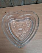 Glazen pudding vorm, hartvormig, Huis en Inrichting, Ophalen of Verzenden