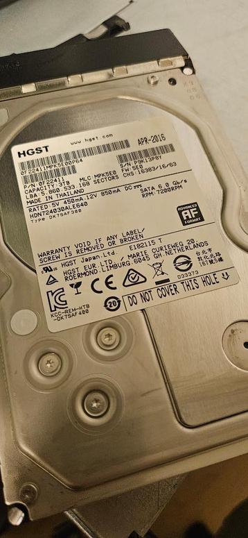 HGST 3TB SATA 6.0 Gb/s RPM 7200 beschikbaar voor biedingen