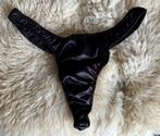 Satijnen heren string - L, Kleding | Heren, Verzenden, Zwart, Slip