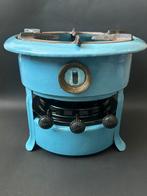 3-Pits Frans Blauw Beccon Petroleumstel, Antiek en Kunst, Antiek | Emaille, Ophalen of Verzenden