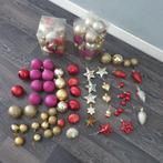 Kerstballen set, verschillende modellen en kleuren Kunststof, Ophalen of Verzenden, Gebruikt