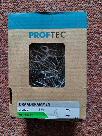 Krammen verzinkt 1KG beschikbaar voor biedingen